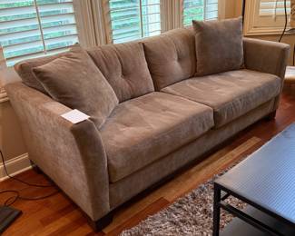 Jonathon Louis Microfiber Upholstered Sofa
