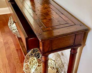 Arhaus Mioddleton tSofa/Console Table with 2 Drawers from Arhaus with Decor from Z Galleria