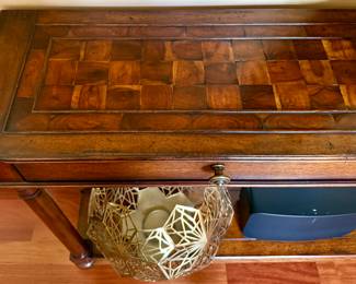 Arhaus Mioddleton tSofa/Console Table with 2 Drawers from Arhaus with Decor from Z Galleria