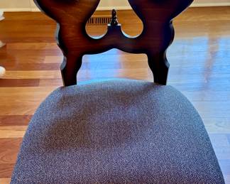Arhaus Tuscan Dining Room Table (118 x44" and 8 Jordan Bell'Arte Dining Chairs with 2 Upholstered Captains Chairs.