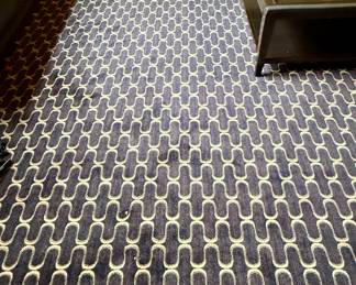 Beautiful BoundArea Rug with Angled Corners 15' x 13' in Awesome Condition.