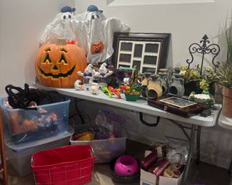 Large Collection of Halloween Decorations