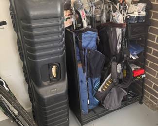 Large Collection of Golf Clubs, Balls, Bags & Accessories