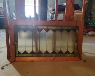 Hanging Stained Glass Window