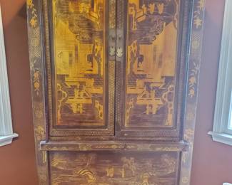 Chinese Armoire Antique hand painted