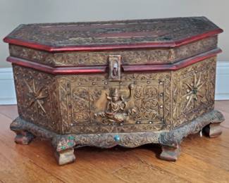 Indian Storage Box with lid