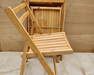 Wooden Folding Chairs