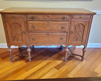Oak Buffet Server