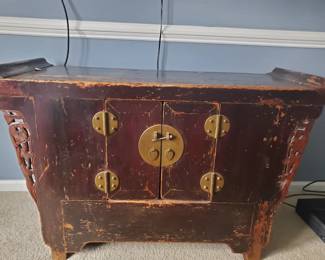 Chinese Table with Doors antique