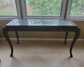 Table with glass top