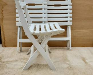 Folding Chairs white