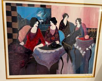 Tarkay Itzchak signed print