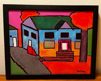 Original artwork signed Hartung