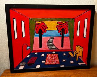 Original art signed Hartung