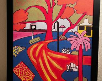 Original artwork signed Hartung