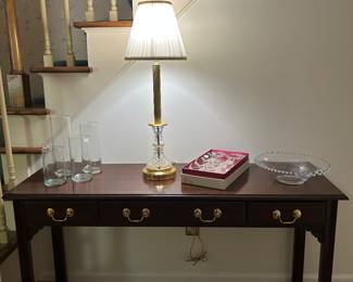 Harden cherry sofa table