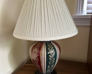 Porcelain Florentine Style Lamp 