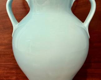 Glazed Double Handled Vase