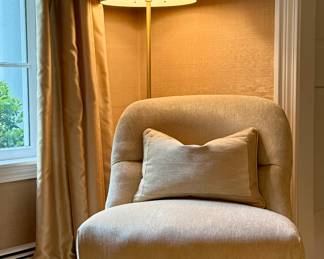 (2) Custom Upholstered Occasional Chairs