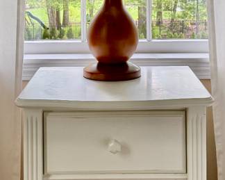 (2) White Nightstands