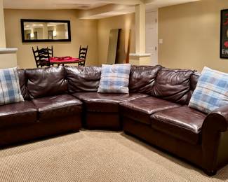 Bauhaus Leather Sectional Sofa