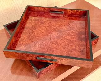 Lacquered Nesting Trays