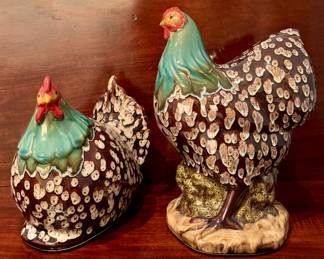 Decorative Ceramic Roosters