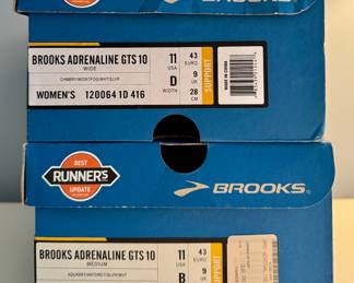 (2) New Brooks Adrenaline GTS 10 Sneakers