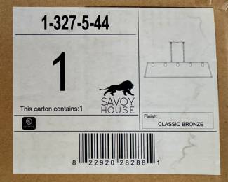 New Savoy House Classic Bronze Light Fixture