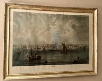 "Boston" Engraving by C. Mottram