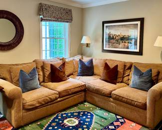 Crate & Barrel Sectional Sofa