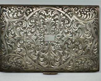 800 Silver Cigarette Case