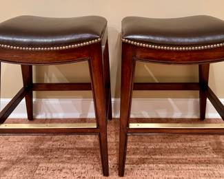 (2) Woodbridge Furniture Co. Counter Stools