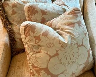 (3) Silk Down Pillows