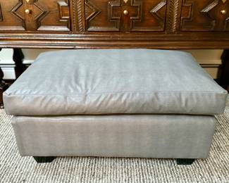 Leather Ottoman