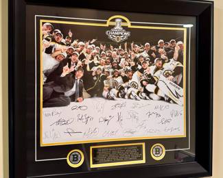 2011 Boston Bruins Stanley Cup Champions Autographed Photograph