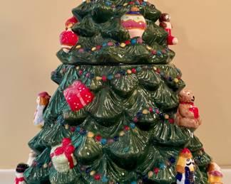 Xmas Tree Cookie Jar