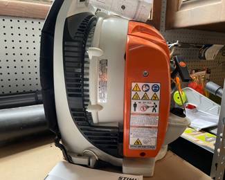 gas back pack blower