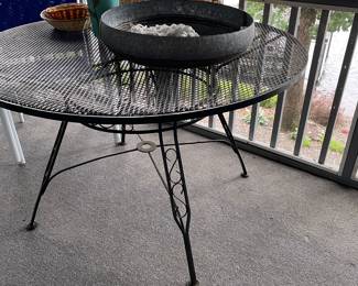 pair of these patio tables