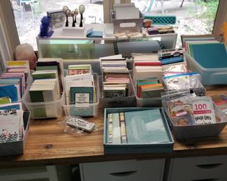 Craft paper!!! BINS AND BINS