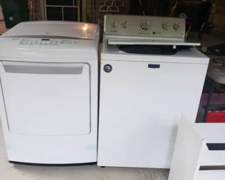 Top load washer/ dryer