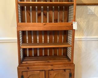 Wood Display Cabinet