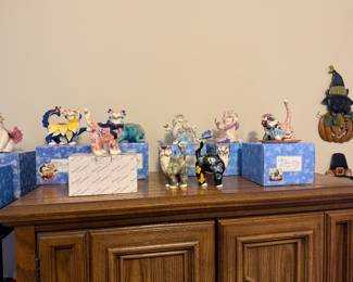 Whimsically Cat Figurines by Amy Lacombe
