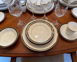 Mikasa China - “Black Tie”