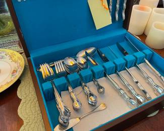 silver plate flatware