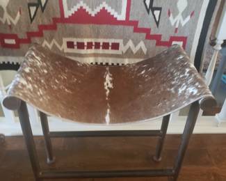 Matching Jan Barboglio stool & Navajo ruv