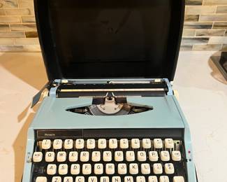 Cool Sears Roebuck manual typewriter. Call 973-412-5750 for pre-sale