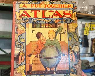 nice vintage books throughout