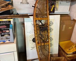 Interesting vintage items around. Snow shoes