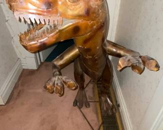 T Rex Yard Sculpture